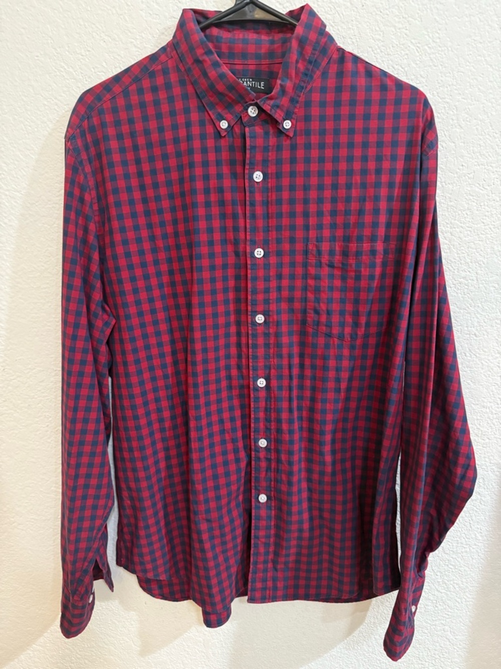 J.CREW Mercantile Flex Button-Down Long Sleeve Shirt Large